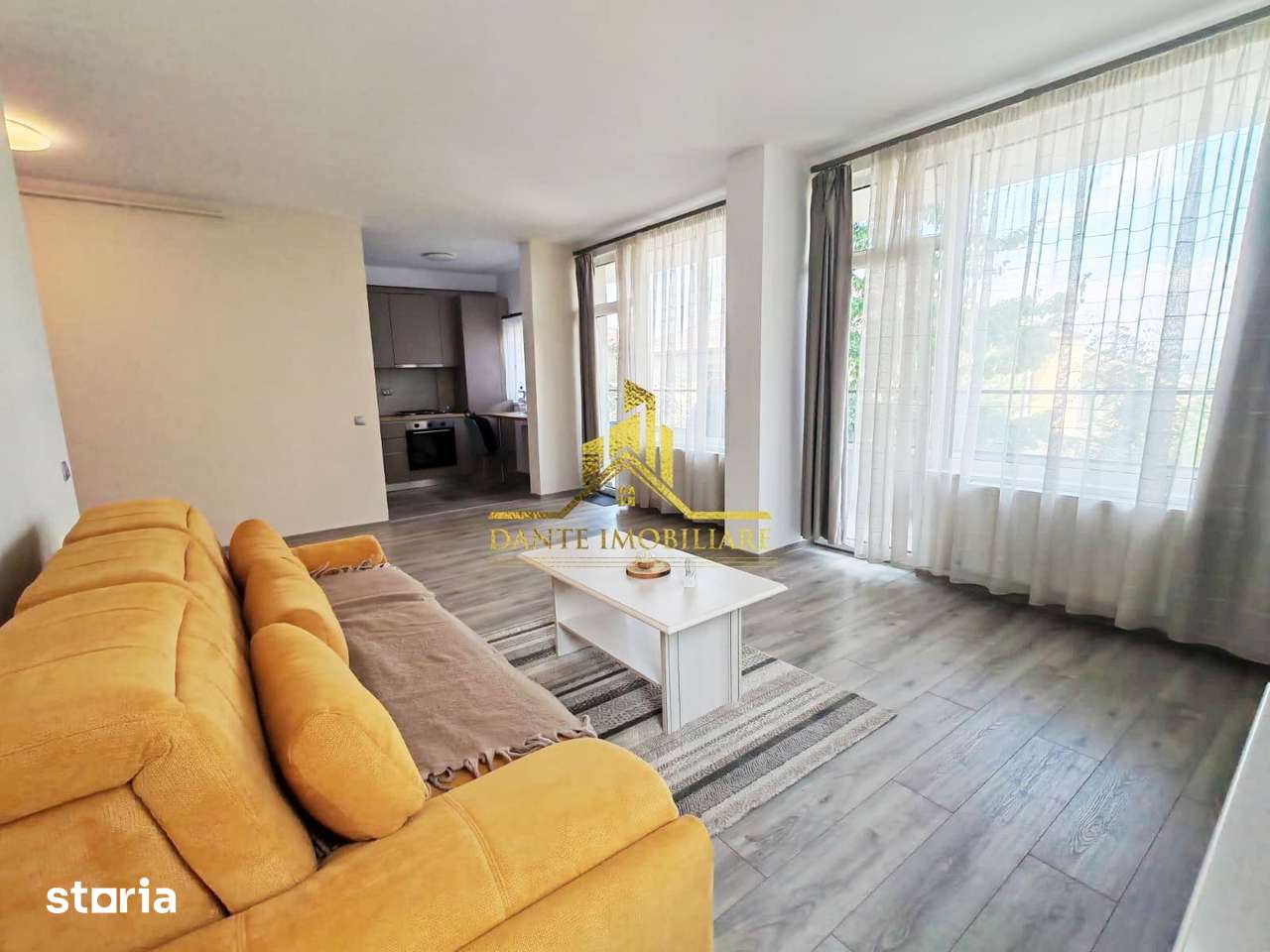 2 camere, mobilat modern, bloc nou, terasa, parcare, Borhanci — fotografia 1
