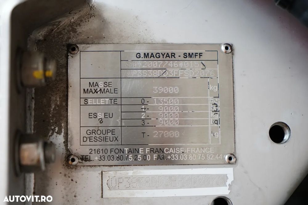 Magyar / REZERVOR ALIMENTE / 30.000 L / AXĂ RIDICATĂ / AXĂ DE DIRECȚIE / - 28