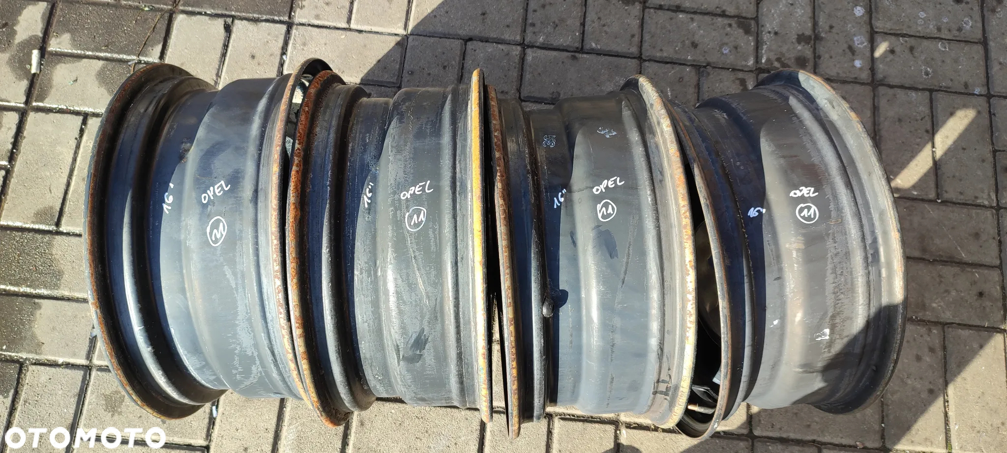 FELGI STRUKTURALNE 5x110 6.5Jx16 CALI ET39 ASTRA H ZAFIRA B MERIVA B KOMPLET - 9