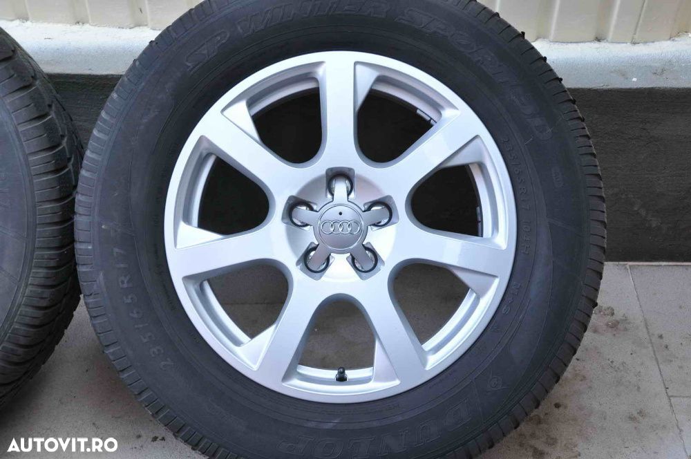 Roti Iarna 17 inch Originale Audi Q5 8R Dunlop 235/65 R17 - 3