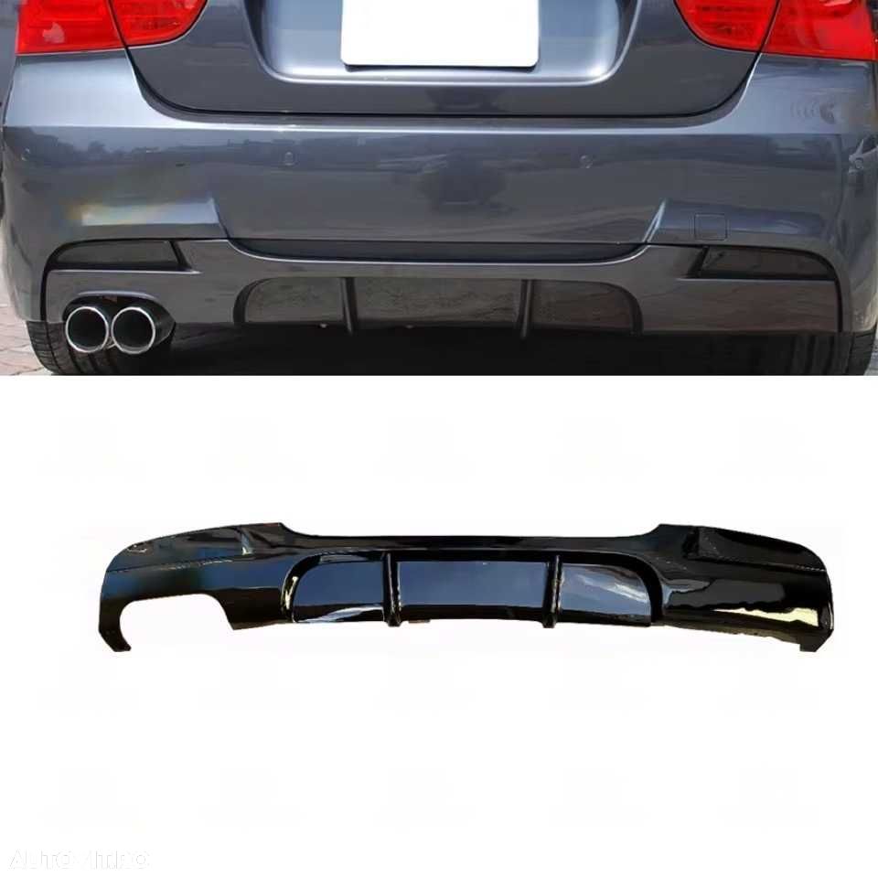 Difuzor Bara Spate M Cu Prinderi ORIGINALE, Evacuare Dubla BMW E90 E91 - 6