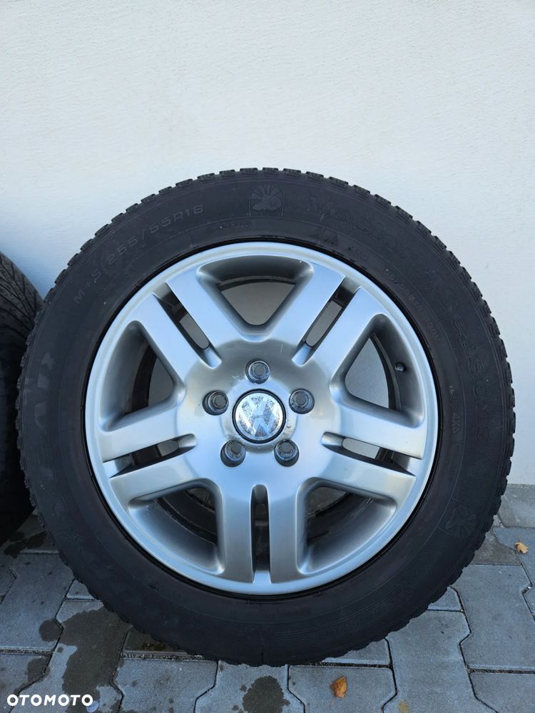 VW TOUAREG 7L AUDI Q7 03-09R FELGI KOLA 5X130 DOTJA3R ET57 255/55 R18 8Jx18H2 CALY KOMPLET Z OPONAMI FELGA 7L6601025 T - 6