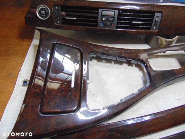 BMW E90 E91 LISTWY konsoli  drewno OZDOBNE DEKORY EUROpa - 2