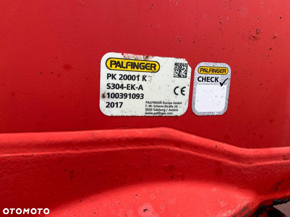 Mercedes-Benz AROCS 2545 6X2 platforma  + żuraw Palfinger PK20001 - 16