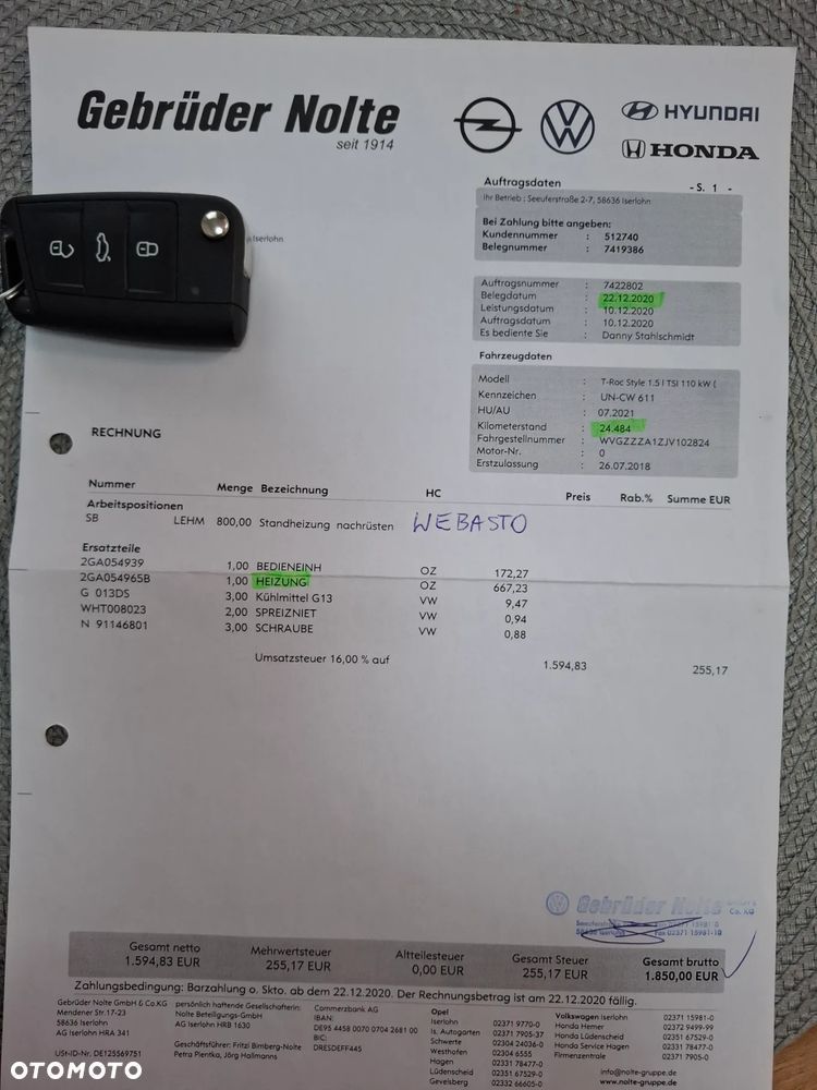 Volkswagen T-Roc 1.5 TSI ACT OPF UNITED - 39