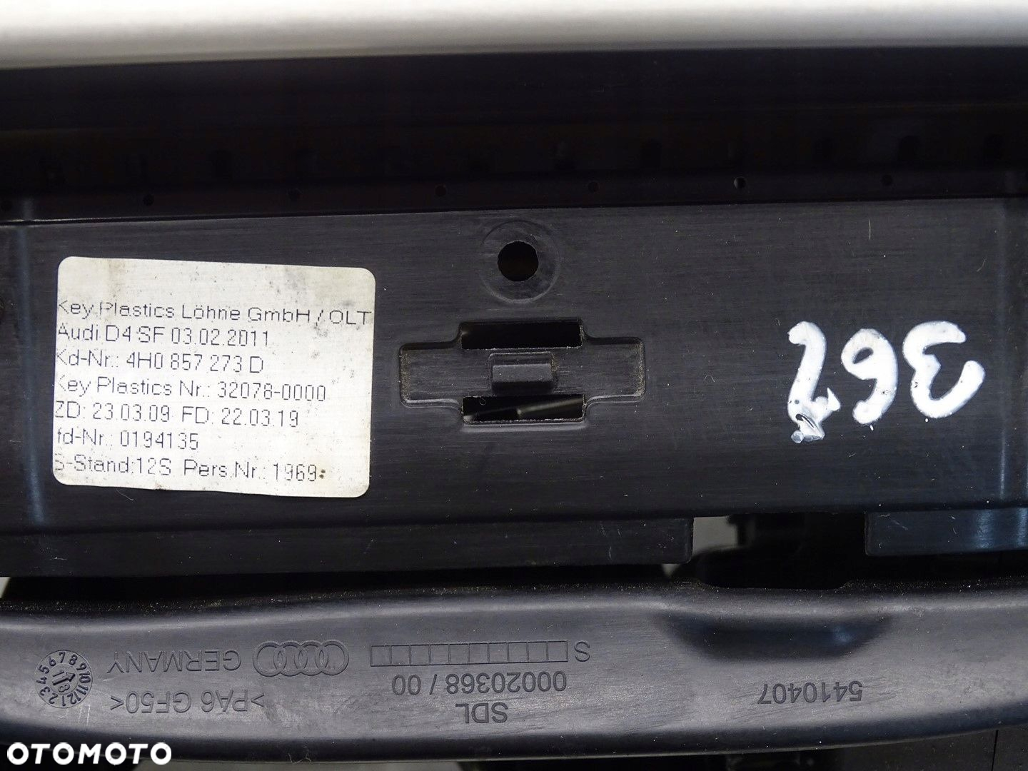 EKRAN MONITOR WYŚWIETLACZ LCD MMI NAVI WINDA AUDI A8 S8 D4 LIFT 4H0857273D - 8
