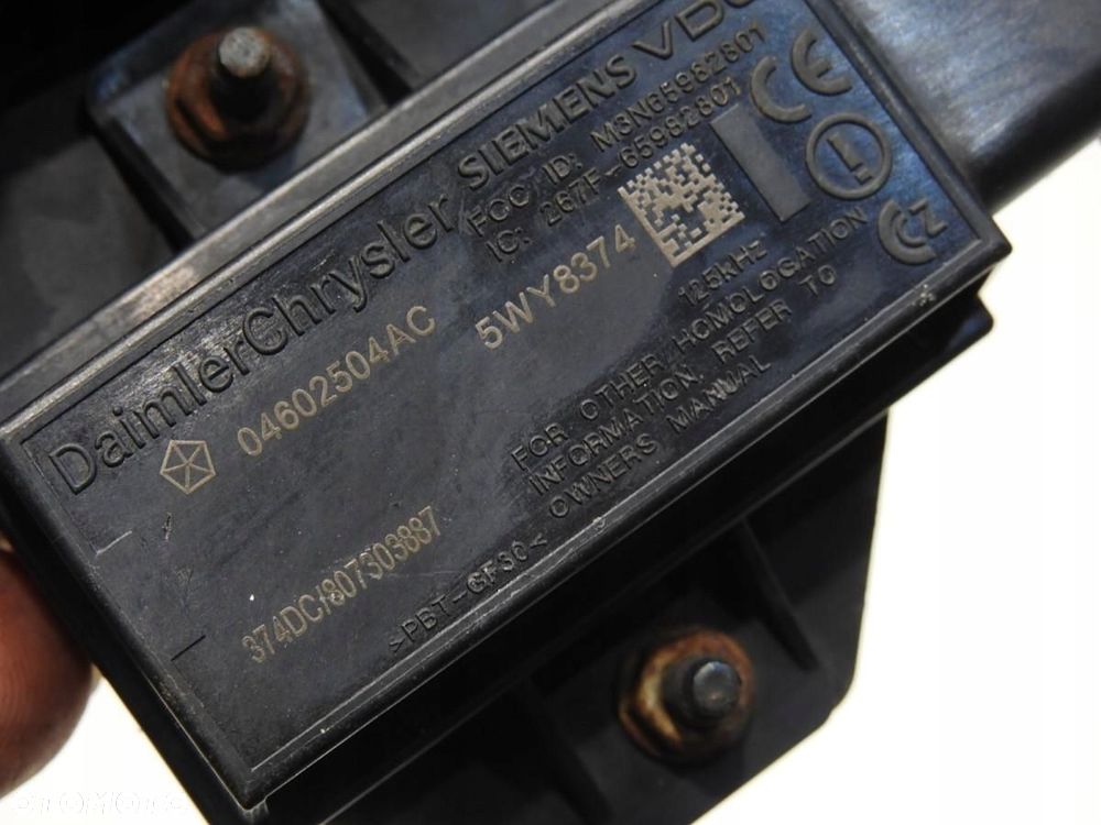 CZUJNIK SENSOR CIŚNIENIA OPON PRZOD CHRYSLER 300C 04602504AC - 6