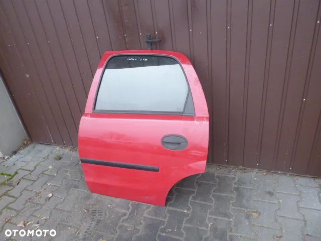 DRZWI LEWY TYŁ LEWE TYLNE KOMPLETNE OPEL CORSA C Z573 - 8