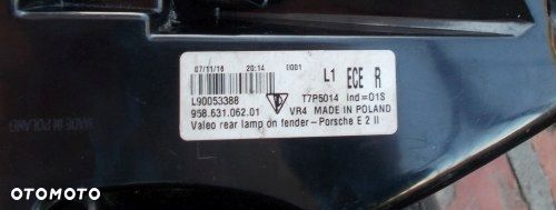 LAMPA TYLNA PRAWA PORSCHE CAYENNE 92A 2014-2017 ORYGINAŁ 95863106201 - 5