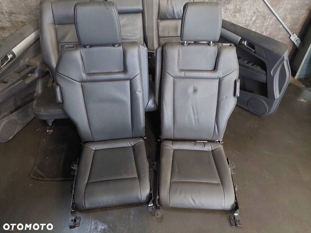 FOTELE KOMPLET LEWY PRAWY KANAPA TYŁ + BOCZKI OPEL ZAFIRA B SKÓRA - 7