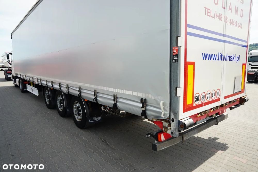 Volvo FH 460 / ZESTAW / KLIMA POSTOJOWA / MEGA / LOW DECK / + FLIEGL / FIRANKA MEGA / MULDA DO STALI - 7 M / DACH PODNOSZONY / LOW DECK - 13