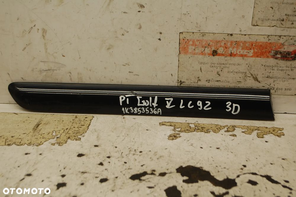 LISTWA BŁOTNIKA PRAWY LEWY TYŁ TYLNA 1K3853536 1K3853535 1K3853536A 1K3853535A VW GOLF V 3D LA7W/ LC9Z - 1