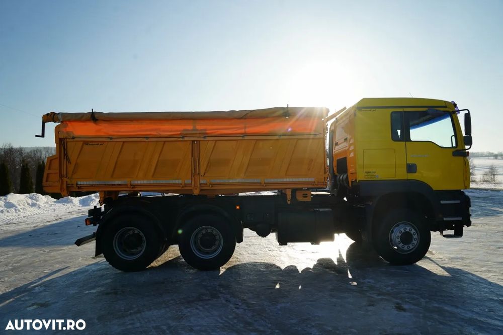 MAN TGA 26.410 / 6x4 / BASCULATOR 3 LATURĂ / MEILLER KIPER / MANUAL / - 14