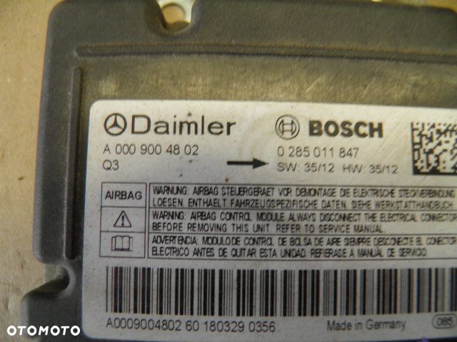 KOMPUTER SENSOR PODUSZEK MERCEDES SPRINTER 906 - 3