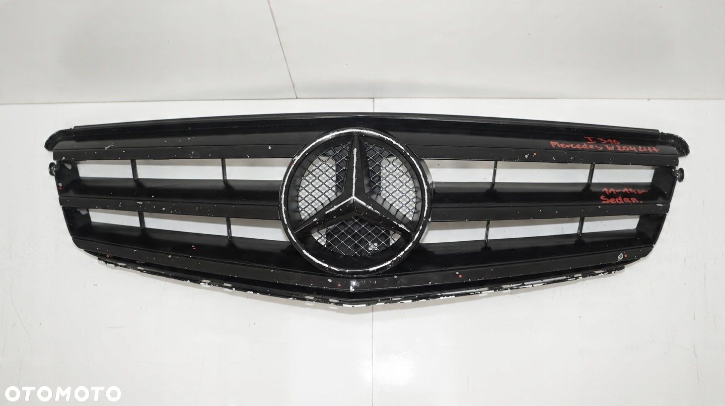GRILL ATRAPA ZDERZAKA MERCEDES W204 LIFT 11-14R - 1