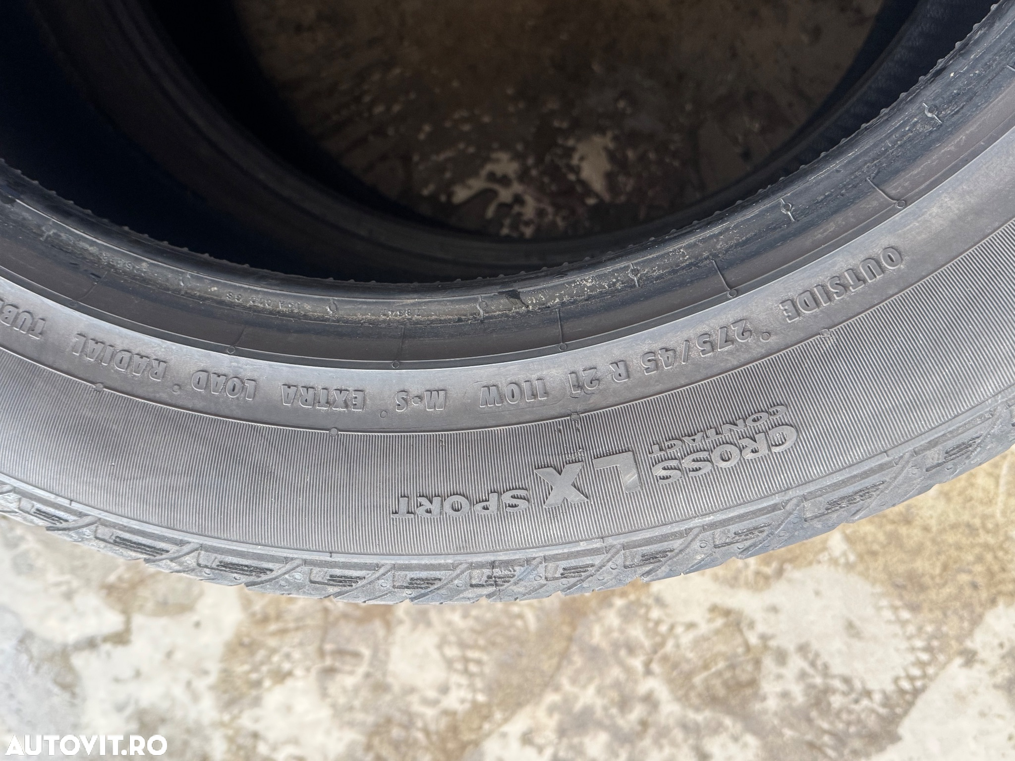 Vând 4 anvelope 275/45/21 continental de iarnă ca noi - 6