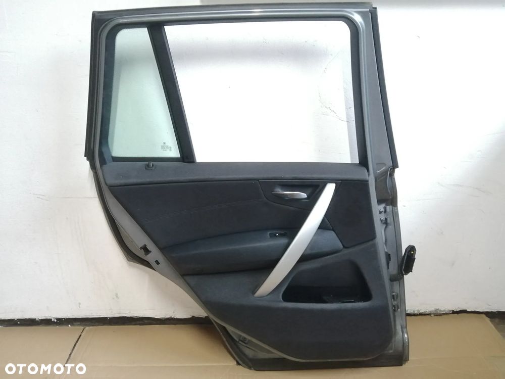 DRZWI LEWY TYŁ TYLNE BMW X3 E83 LIFT 06-10 SPACEGRAU METALLIC - 3