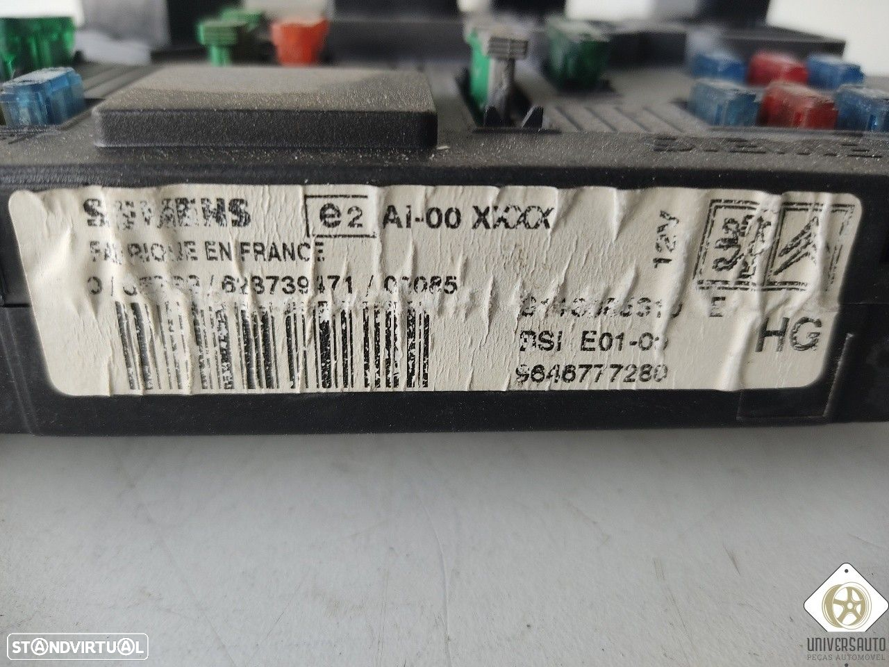 CENTRALINA MOTOR UCE PEUGEOT 206 SW 2002 - 3