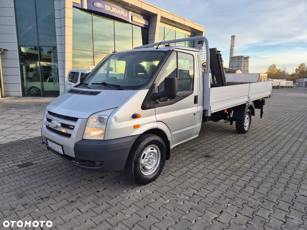 Ford Transit 350  2.4TDCI / SKRZYNIA / MOCNY HDS HIAB / WEBASTO / DŁUGI / 3 MIEJSCA  / ALUMINIOWE BURTY / NAJMOCNIEJSZY HDS NA KAT. B - 1