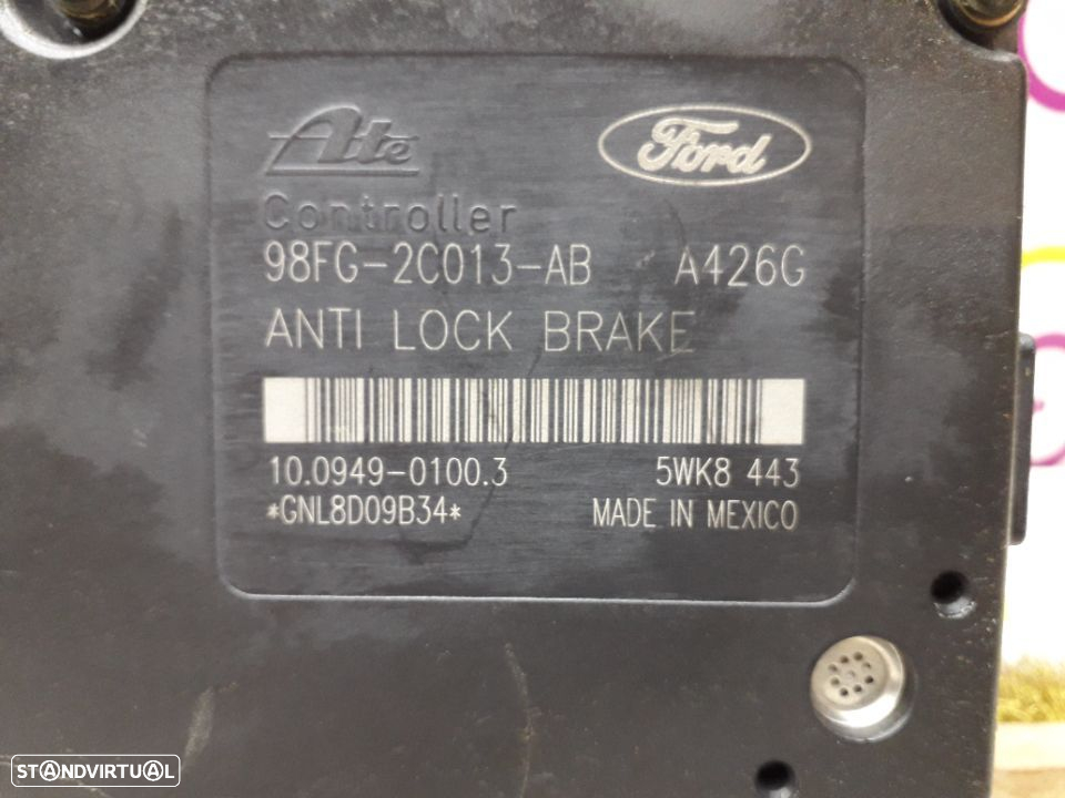 Módulo ABS Ford Fiesta 1.25 i 75Cv de 2000 - Ref: 98FB2M110AB - NO70086 - 6