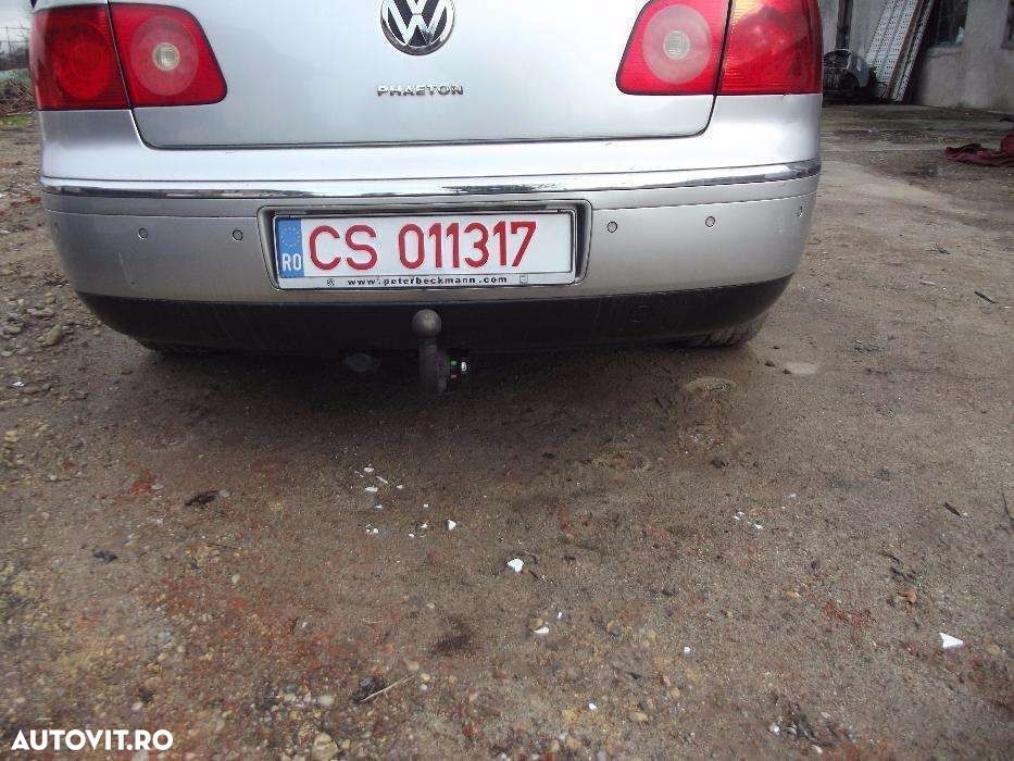 Bara spate VW Phaeton gri 2002-2008 bara cu senzori parcare completa - 2