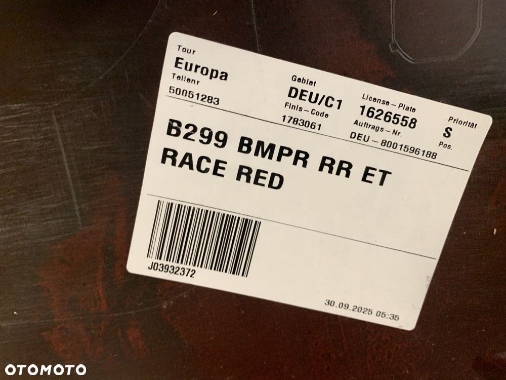 NOWY ORYGINALNY ZDERZAK TYLNY TYŁ KOLOR FORD FIESTA MK7 7 VII 08-17 RACE RED - 11