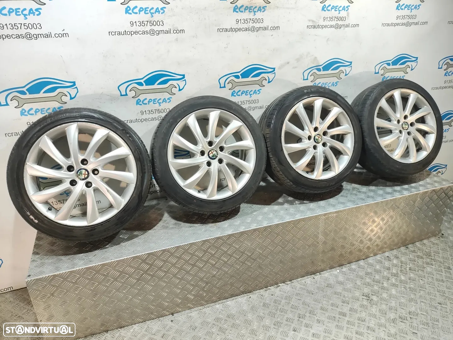 Jantes 17" Alfa Romeo - Giulietta - ORIGINAIS - 7,5J | ET41 | 5x110 - 17 Polegadas | 156093270 | Pneus | 225 45 17 | Jante | - 10