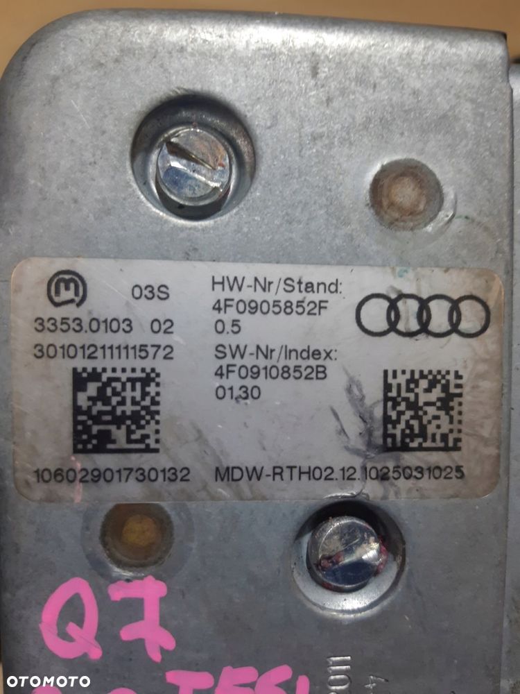 audi q7 4l 3.0 tfsi komputer sterownik silnika moduł ecu 4l0910551a rygiel - 14