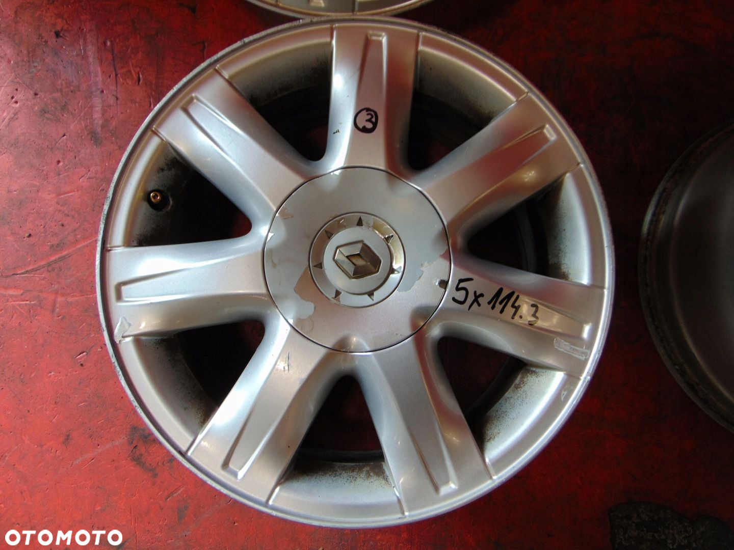 RENAULT LAGUNA III 3 FELGI ALUMINIOWE 16 5x114.3 7J ET47 403000035R - 9