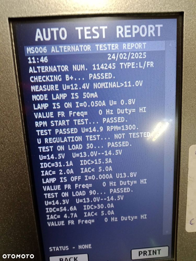 ALTERNATOR SUZUKI SWIFT IV - 9