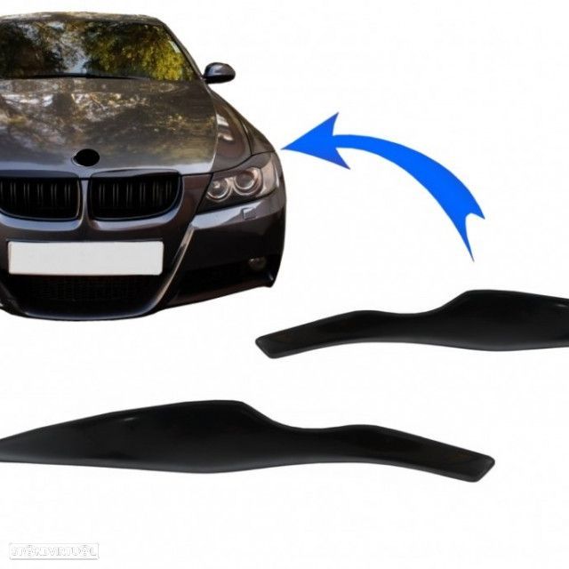 Pestanas para Faróis Bmw Série 3 E90 E91 (2005 a 2012) - 5