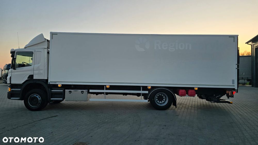 Scania P320 Euro 6 21 palet kontener super stan niski przebieg! kurierka rama do zabudowy laweta - 5