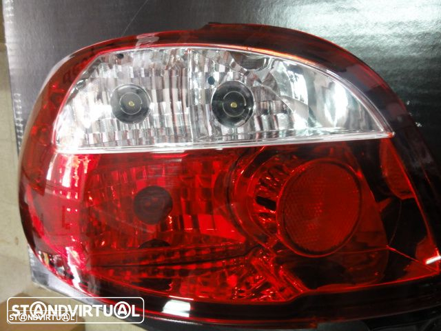 Farois / Farolins Peugeot 206 fundo vermelho cristal C/2 anos de garantia - 9