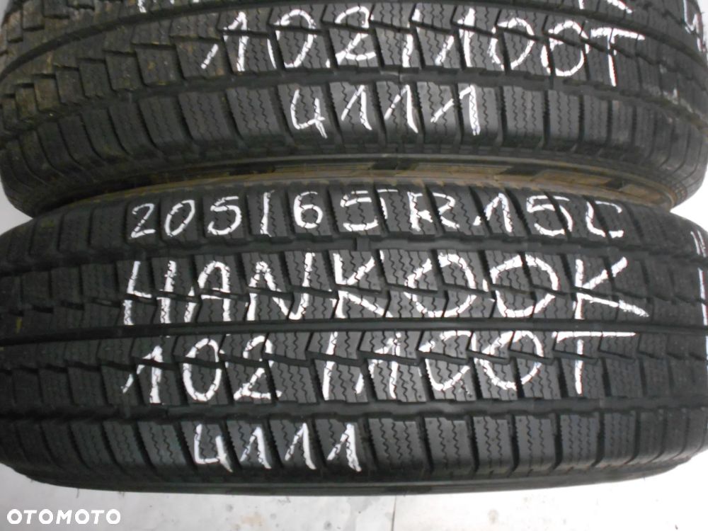OPONY 205/65R15C HANKOOK WINTER RW06 DOT 4111 10MM - 3