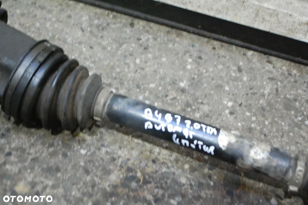 PÓŁOŚ LEWA PRAWA KRÓTKA DŁUGA AUDI A4 B7 2.0 TDI AUTOMAT 8E0407271BK 8E0407272BK - 2