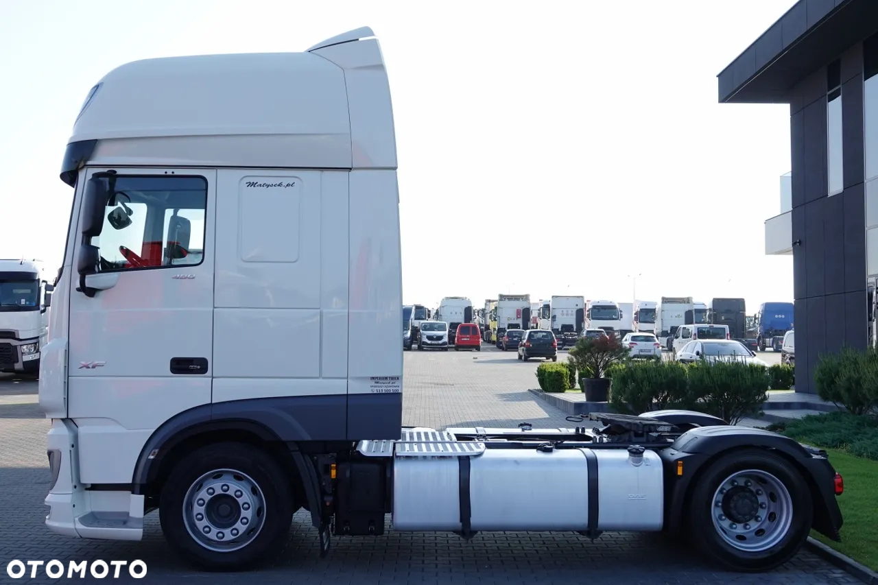 DAF XF 480 / LOW DECK / MEGA / KLIMA POSTOJOWA / TV / 2021 / SSC / PO ZŁOTYM KONTRAKCIE SERWISOWYM - 7