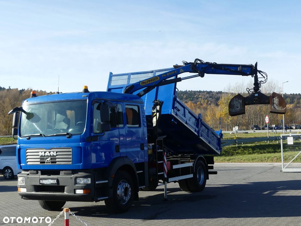 MAN TGM 18.240 / WYWROTKA + HDS / ŁYŻKA / DOKA / DŹWIG / - 1