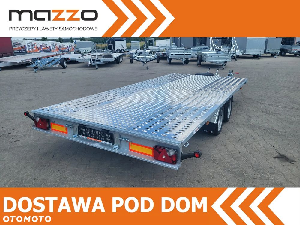 Niewiadów DOSTAWA Przyczepa Laweta MARS 500x210cm PLATFORMA idealna do przewozu aut, AMORTYZATORY, NAJAZDY, ZAPAS! - 1