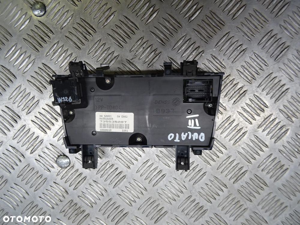 FIAT DUCATO III (06-14) L3H2 2.3JTD PANEL KLIMATYZACJI 735535097 - 3