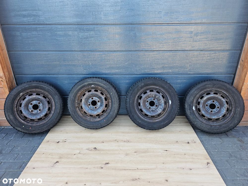 KOŁA FELGI STALOWE KOŁPAKI OPONY ZIMOWE 175/65 R14 FORD FIESTA FUSION 4x108 ET37 5,5J