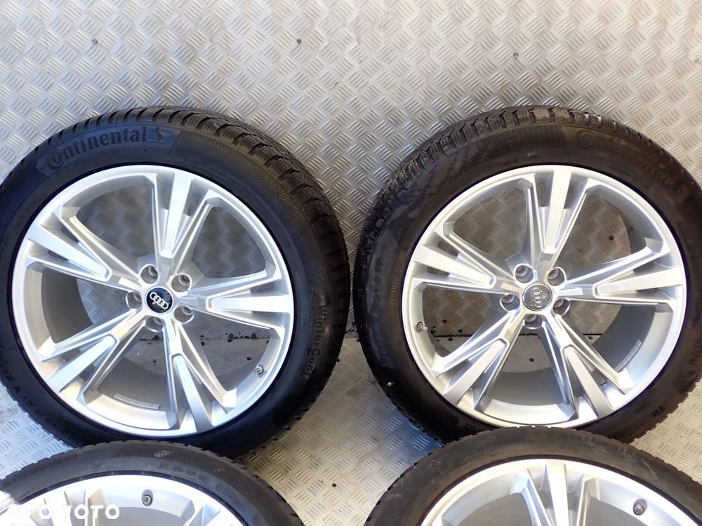 KOŁA FELGI ALUMINIOWE AUDI Q8  10JX21  ET 20 5X112  4M8601025H  Z OPONAMI ZIMA CONTINENTAL 285/45/21XL - 2