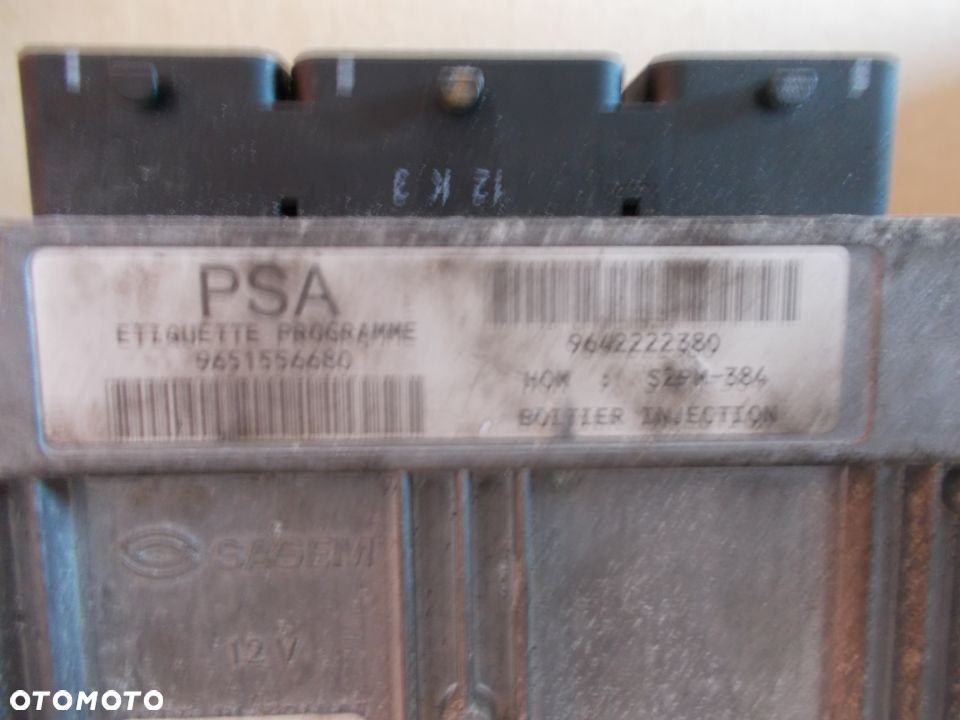 ZESTAW KOMPUTER STEROWNIK BSI LICZNIK KLUCZYK CITROEN PEUGEOT 9651556680 ORYGINAŁ WYSYŁKA! - 19