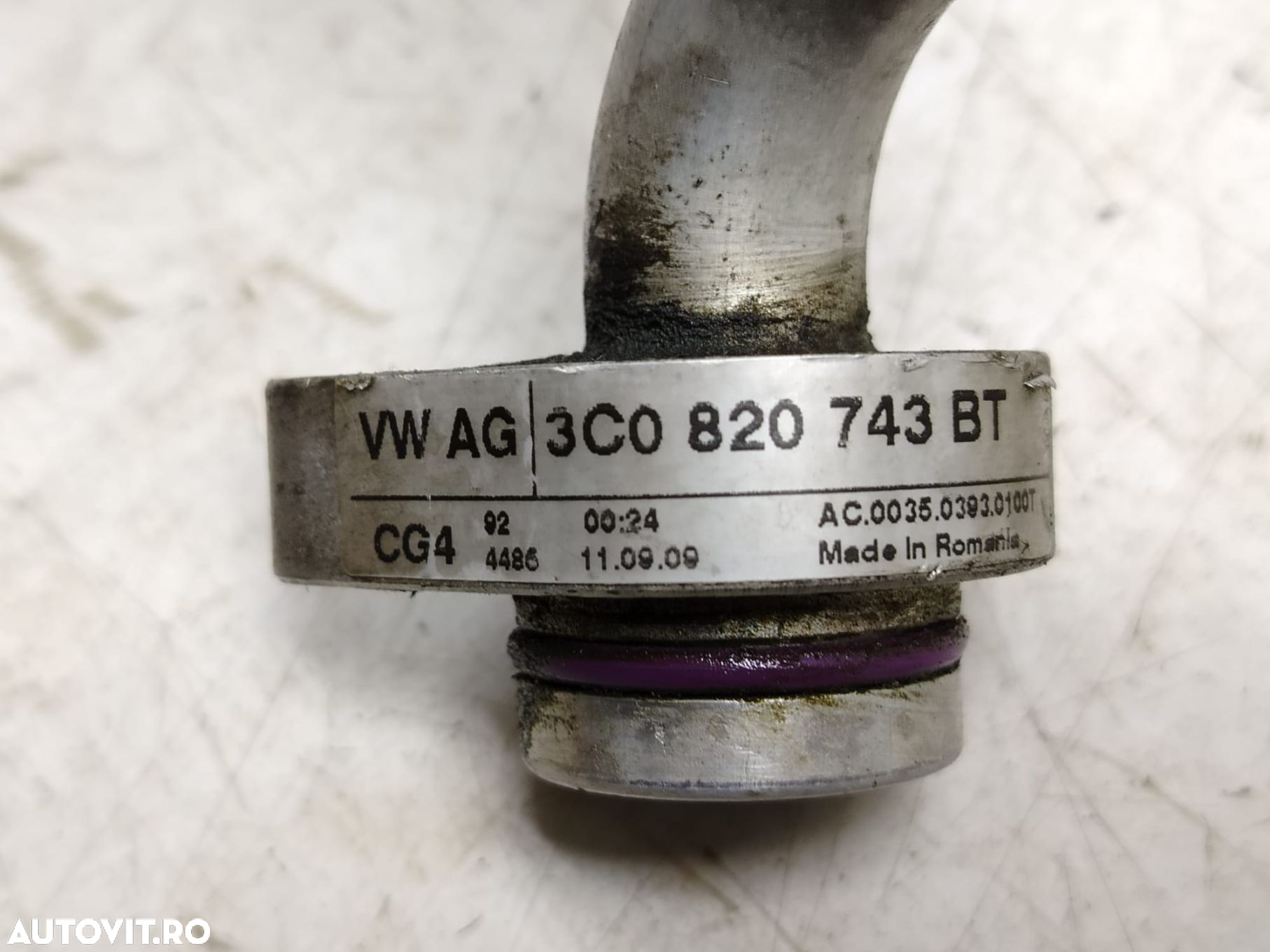 Conducta clima 3c0820743bt 2.0 tdi CBA Volkswagen VW Golf 5 [2003 - 2 - 3