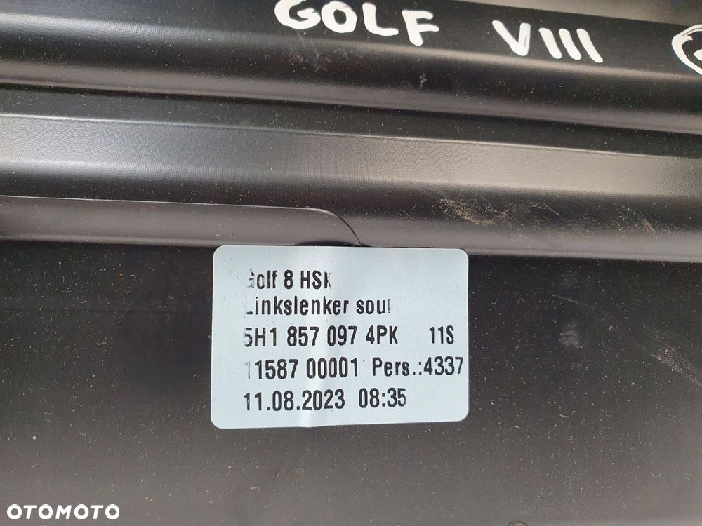 SCHOWEK PASAŻERA Vw Golf VIII 5H1857097 4PK - 9