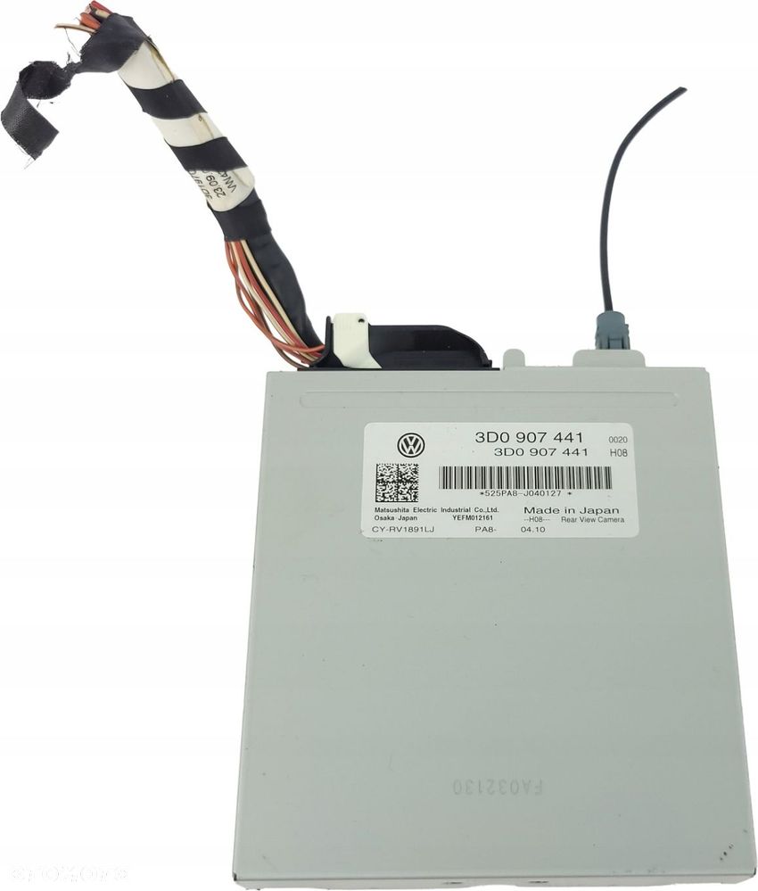 VW PHAETON II LIFT MODUŁ STEROWNIK KAMERY COFANIA 3D0907441