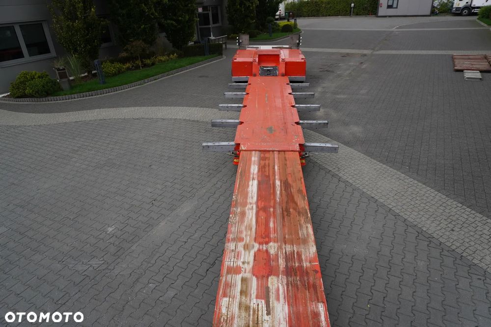 MAN TGX 28.510 6×2 / Naczepa niskopodwoziowa Kässbohrer LB2 TIEF-BETT / naczepa rozsuwana 16.5 m / DMC 65 t / osie skrętne - 6