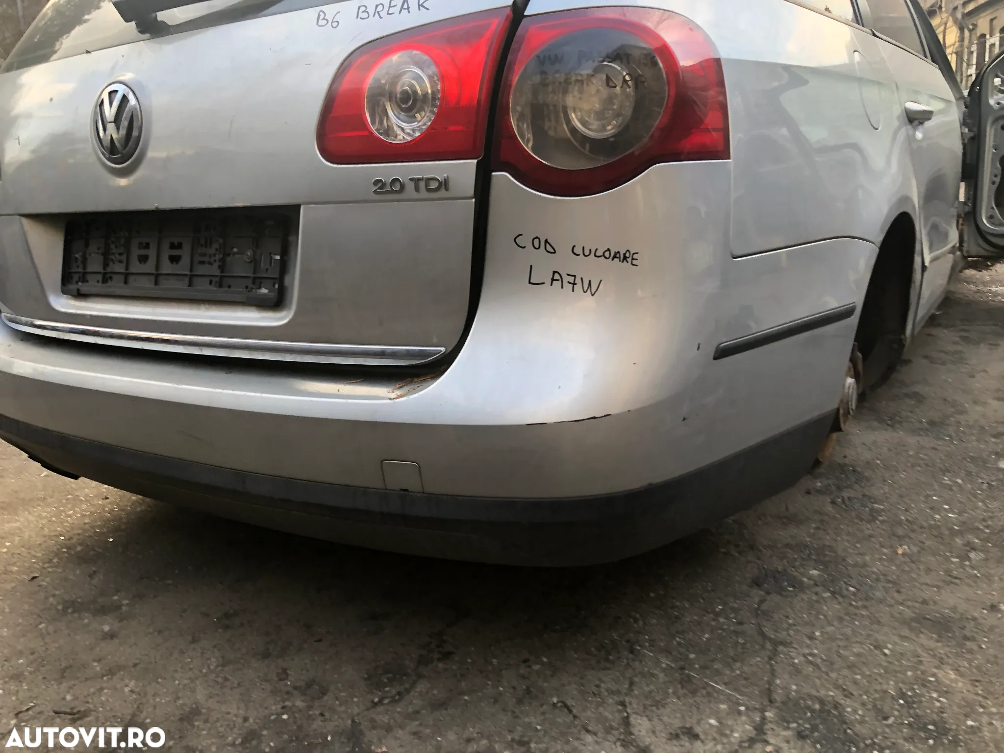 Haion portbagaj VW Volkswagen Passat B6 break gri argintiu LA7W - 2