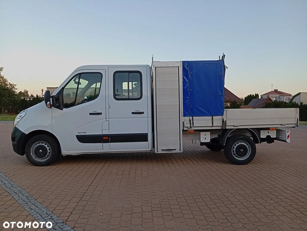 Renault Master !!! DOKA !!! BRYGADÓWKA 7 osobowy KLIMATYZACJA ! DMC 3500 kg ! Sprowadzony Zarejestrowany !!! Nie movano - 3