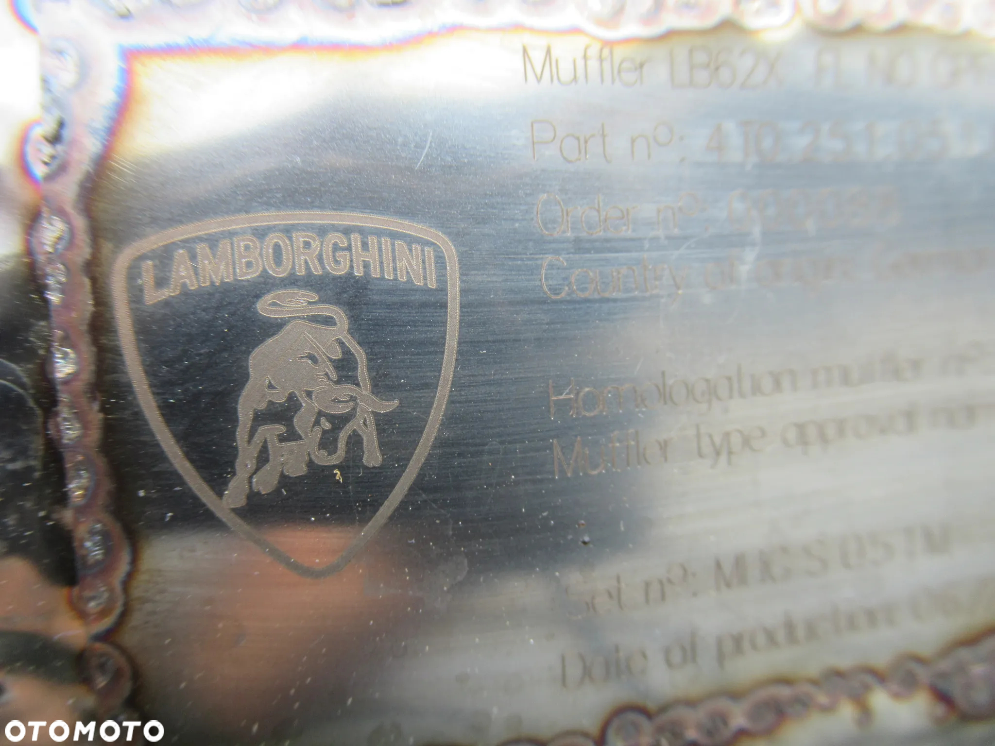 TŁUMIK WYDECH LAMBORGHINI HURACAN EVO 4T0251051M - 34