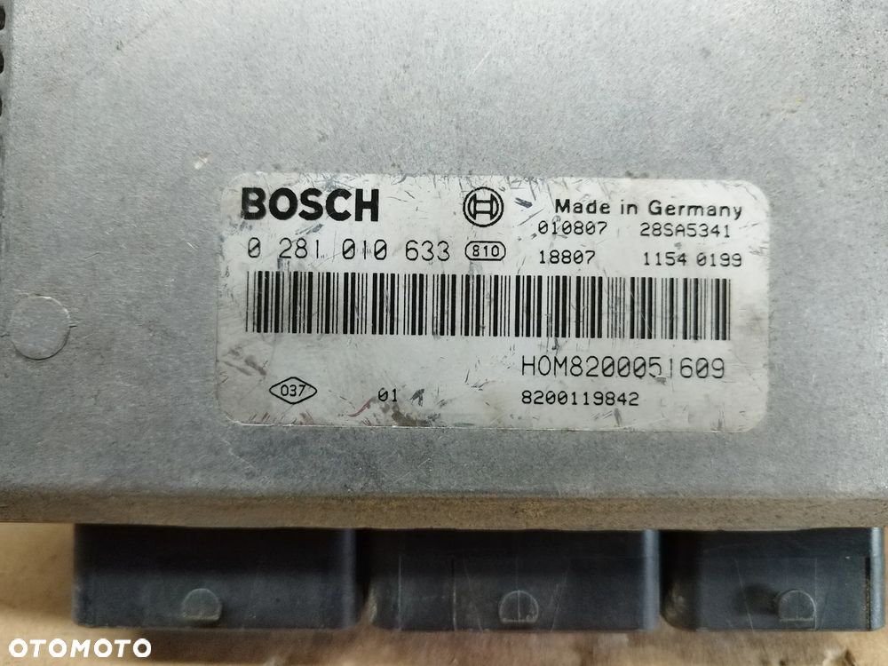 KOMPUTER STEROWNIK SILNIKA RENAULT TRAFIC II OPEL VIVARO 1.9 CDTI 0281010633 8200119842 - 3